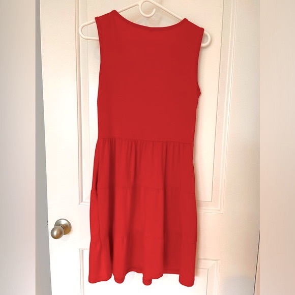 Sleeveless summer dress with pockets - Picture 3 of 9